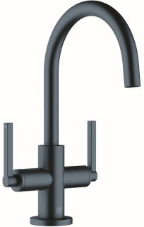 Смеситель для раковины Kludi Nova Fonte Puristic чёрный матовый 201183915